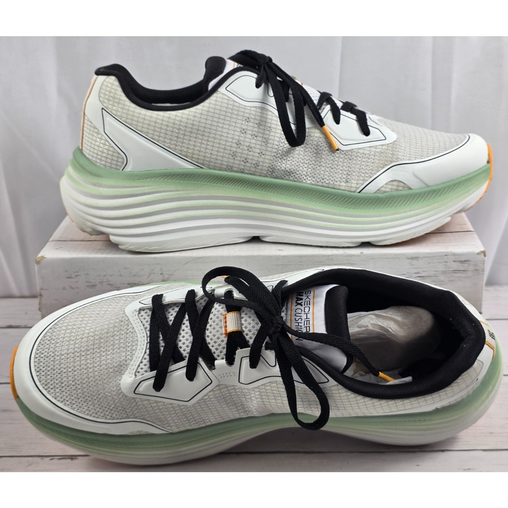 Skechers, Max Cushion, FreshFoam, Lace Up, Multicolored Sneakers, Men's Size 12